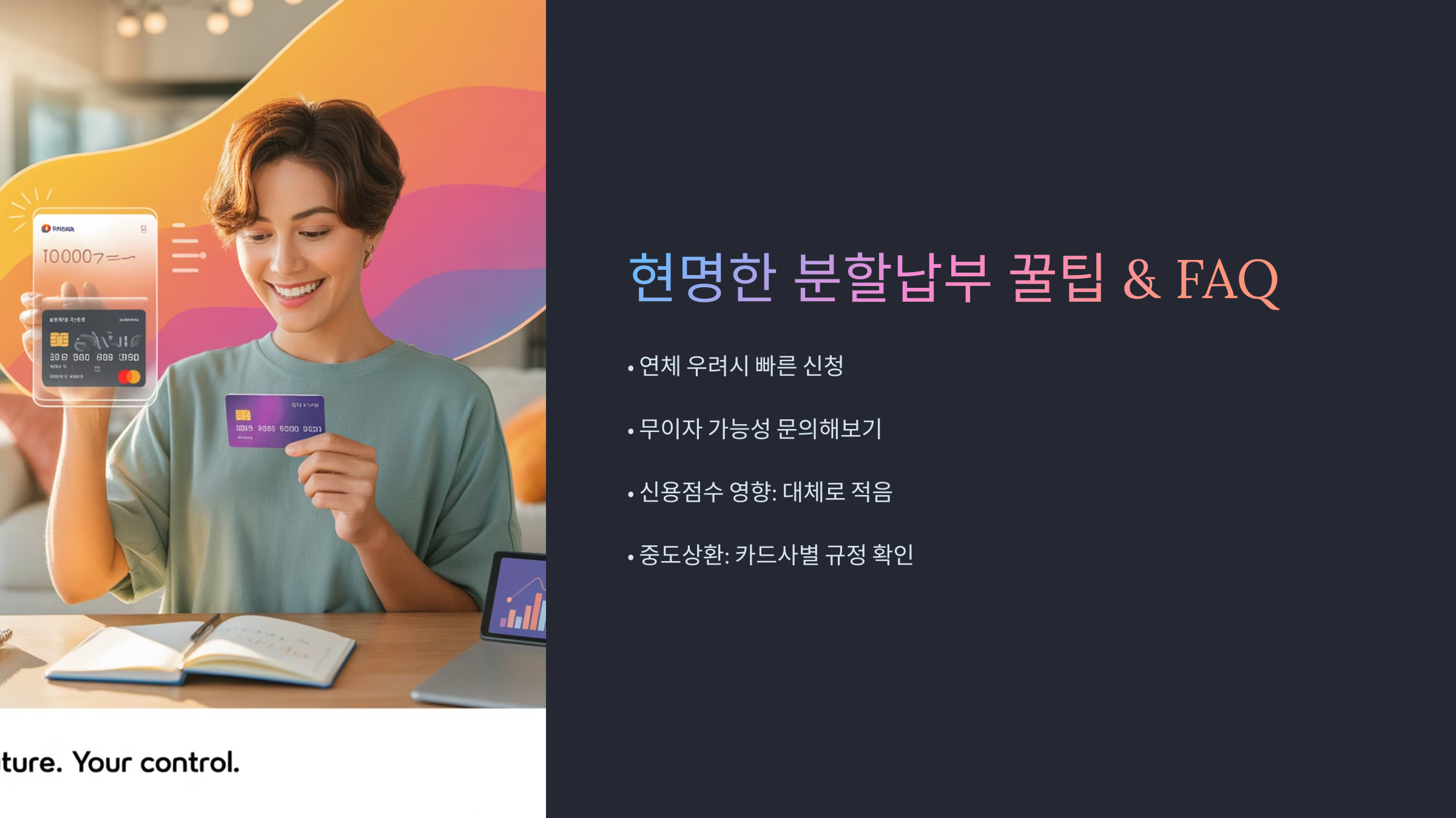 분할납부는 신용점수에 영향을 줄까요?