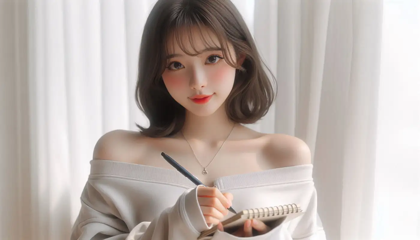 일본-엔화-환율-전망을-알아보고-자산관리하는-여성의-모습