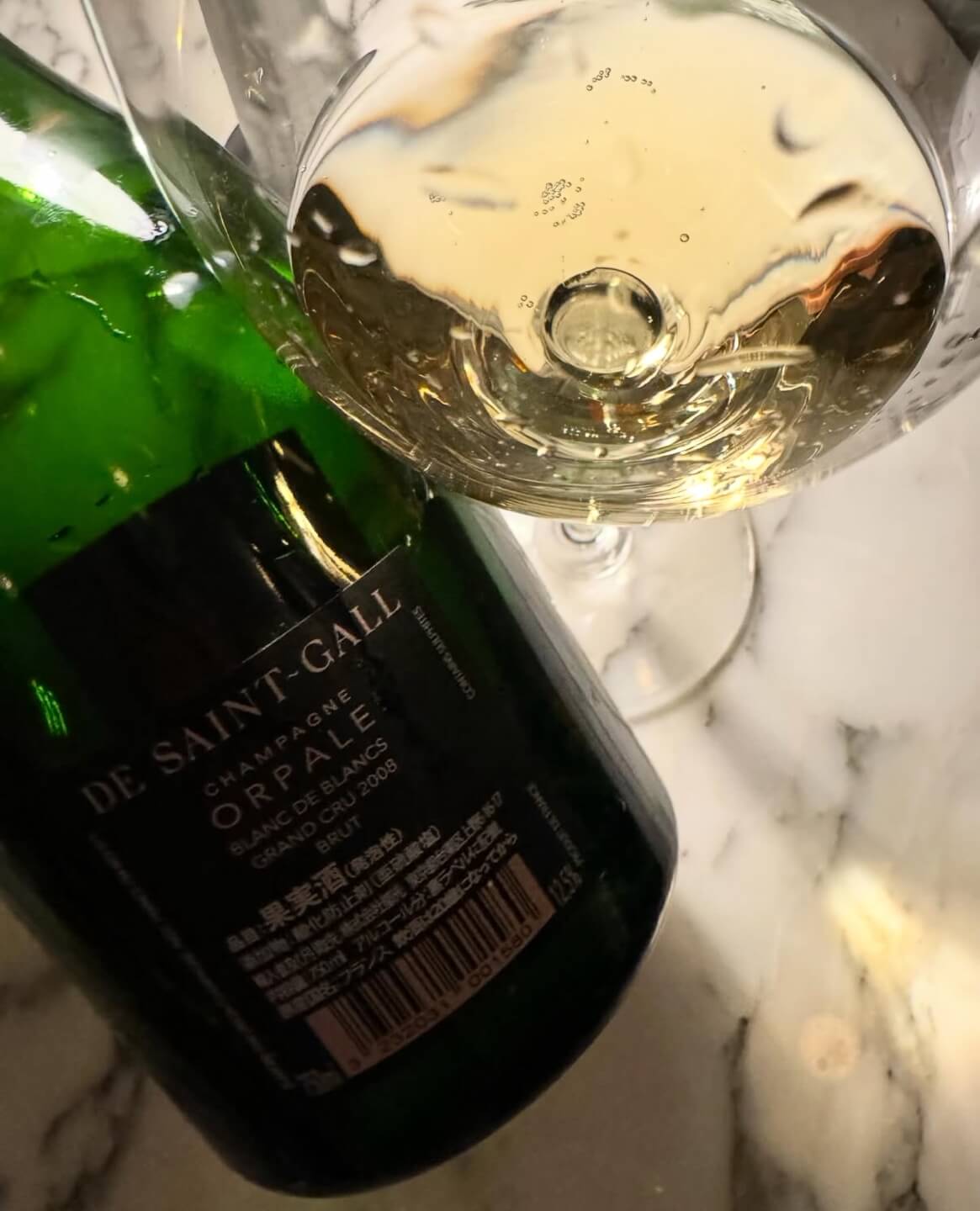 ๋ ์๊ฐ ์ค๋ฅดํ ๋ธ๋ ๋ ๋ธ๋ ๊ทธ๋ 2008๏ฝDe Saint-Gall Orpale Blanc de Blancs Grand Cru 2008, Champagne, France