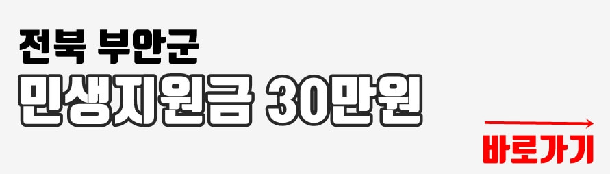 전북 부안군 민생지원금 30만원 바로가기