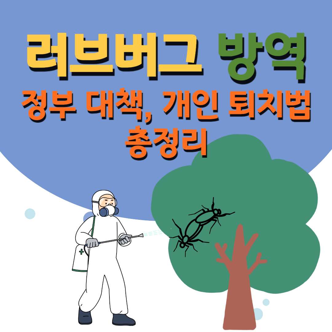 러브버그 방역, 정부 대책부터 개인 퇴치법까지 총정리