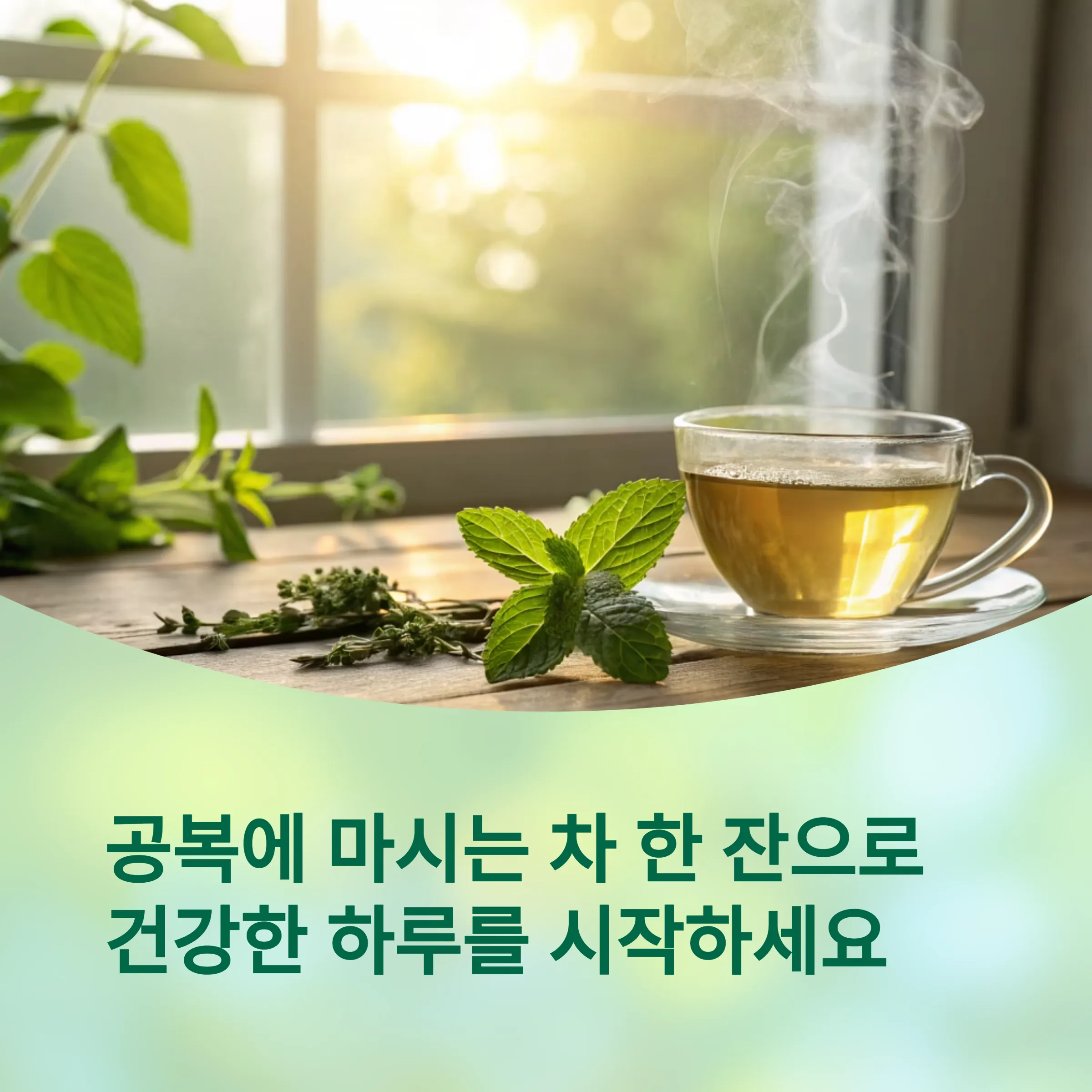 공복에 마시는 차로 시작하는 하루: 건강한 아침 습관