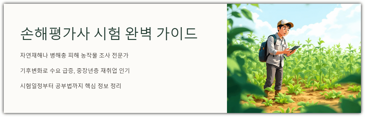 손해평가사 시험 완벽 가이드