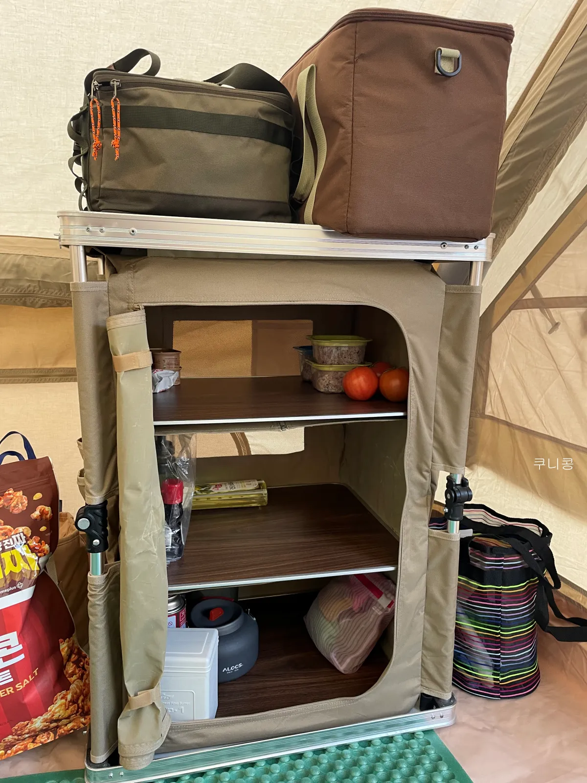 수납하기-좋은-접이식-캠핑용품-추천-디오디-도플갱어-멀티키친테이블-사용후기