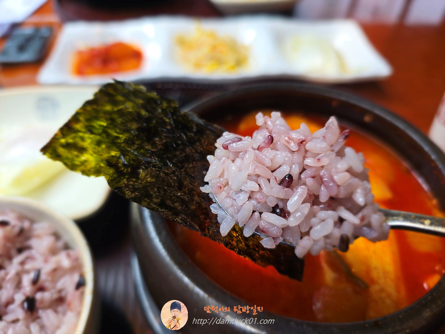 찌개정식(고기듬뿍순두부찌개)