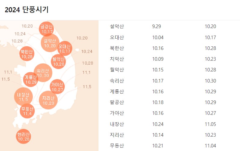 단풍시기