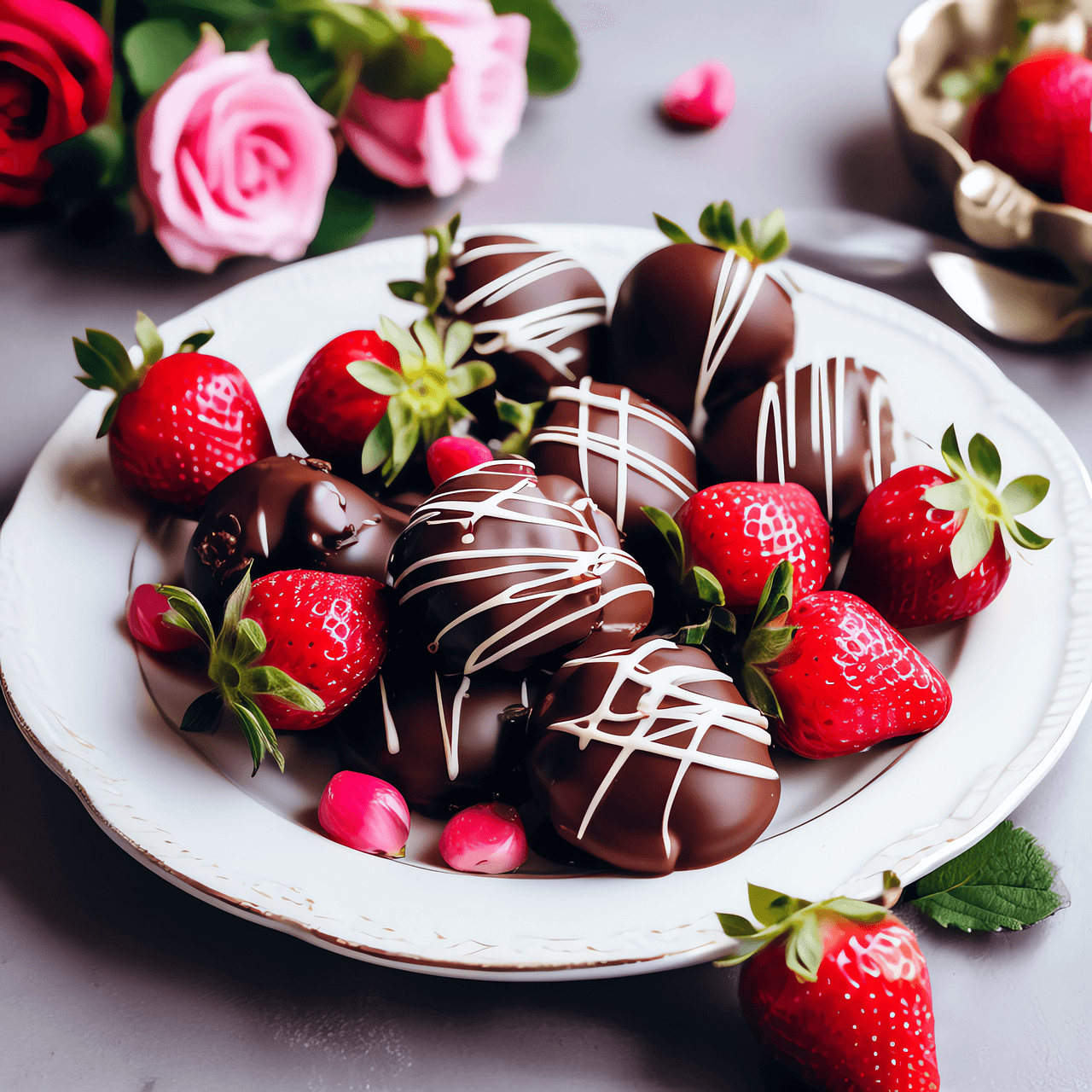 딸기 초콜릿