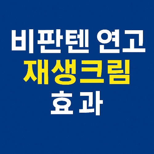 비판텐 연고 효능 총정리! 아기용을 넘어 성인 재생크림으로 인기 급상승