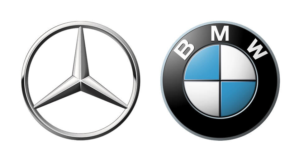 BMW와 벤츠 로고