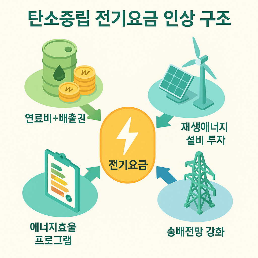 탄소중립을 위해 전기요금 인상 해법