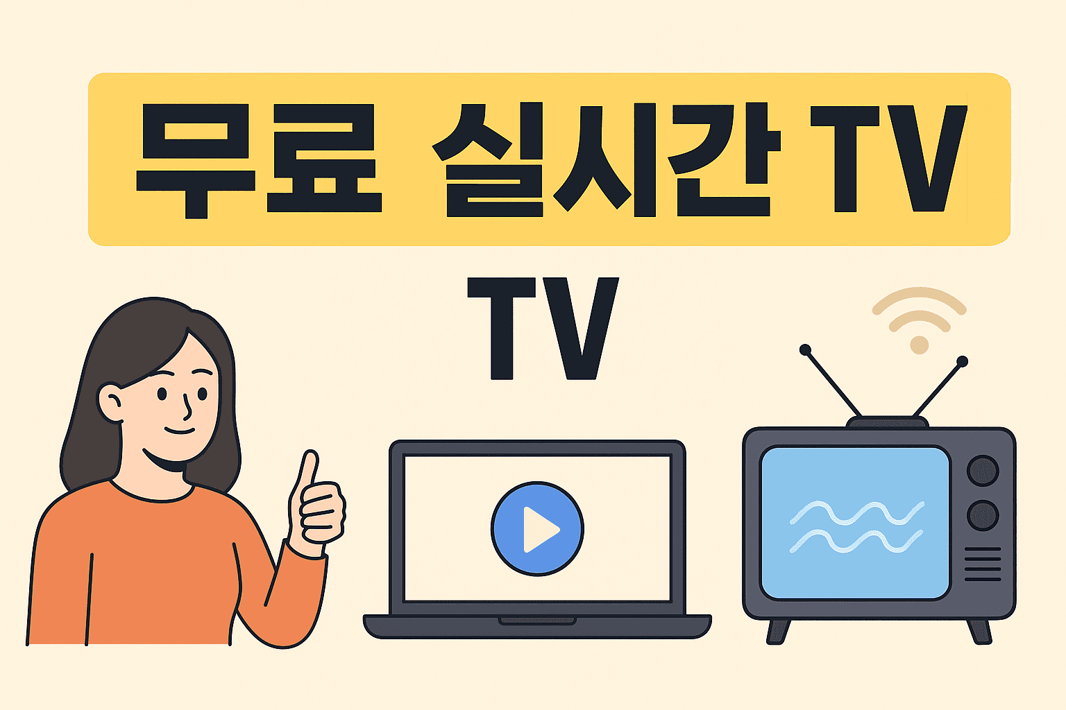 무료 실시간 TV 보기 사이트 TOP 5｜지상파부터 케이블까지 총정리