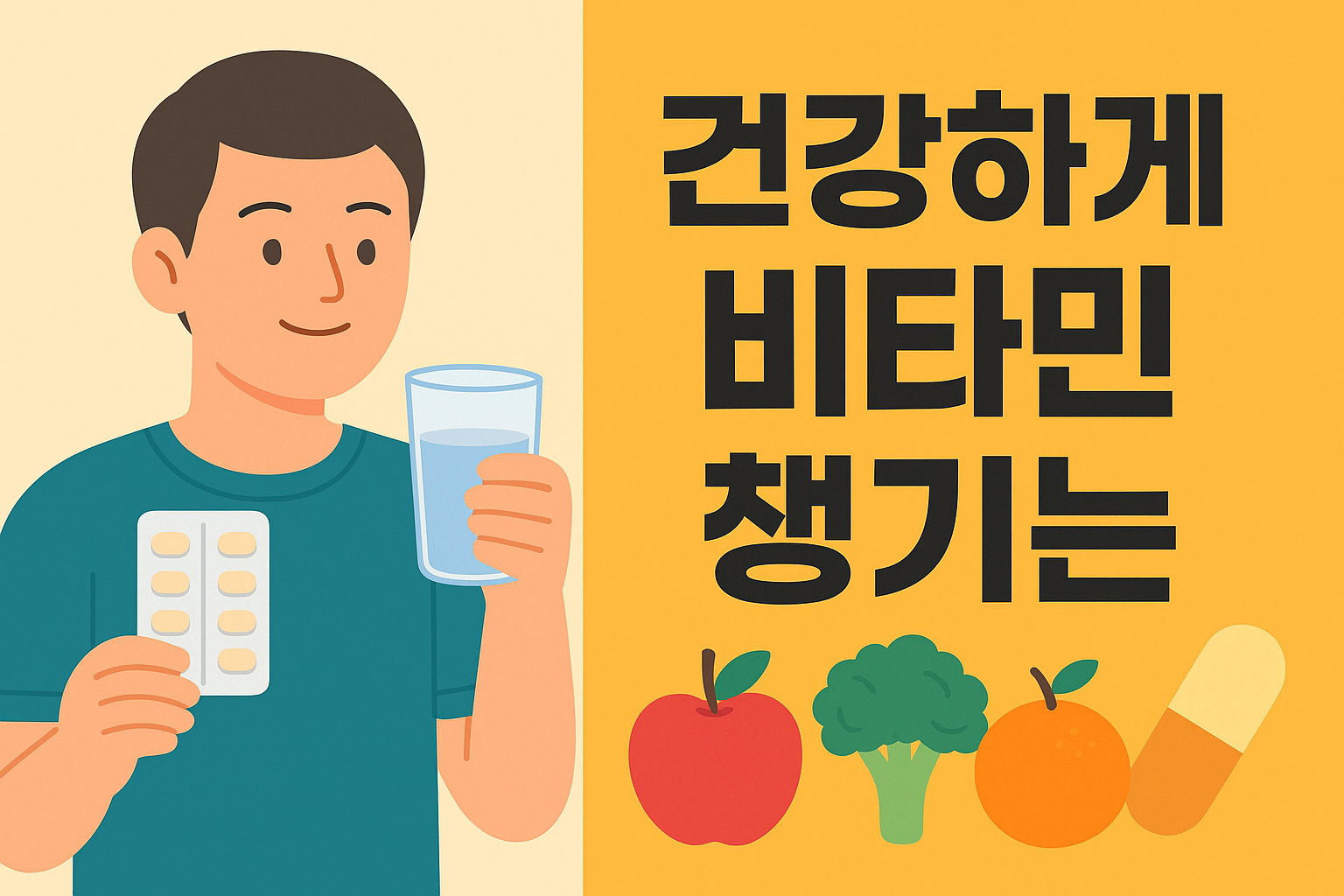 건강하게 비타민 챙기기