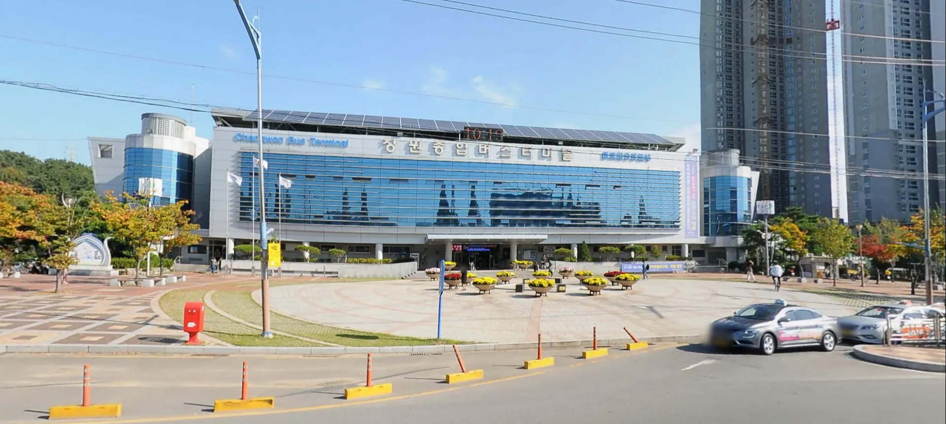 창원 종합버스터미널 시간표-전경