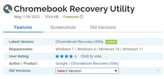 Chromebook-Recovery-Utility