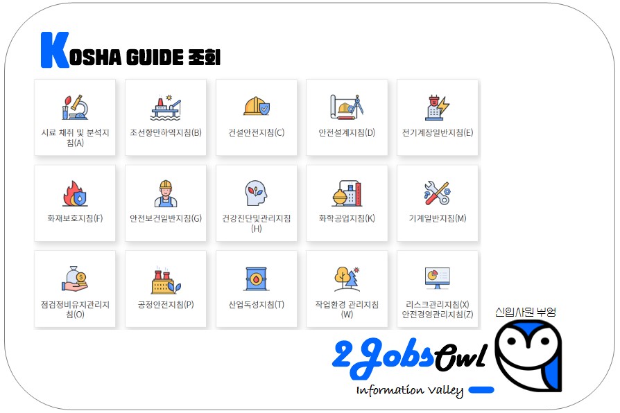 KOSHA GUIDE(코샤가이드) 검색 및 조회방법