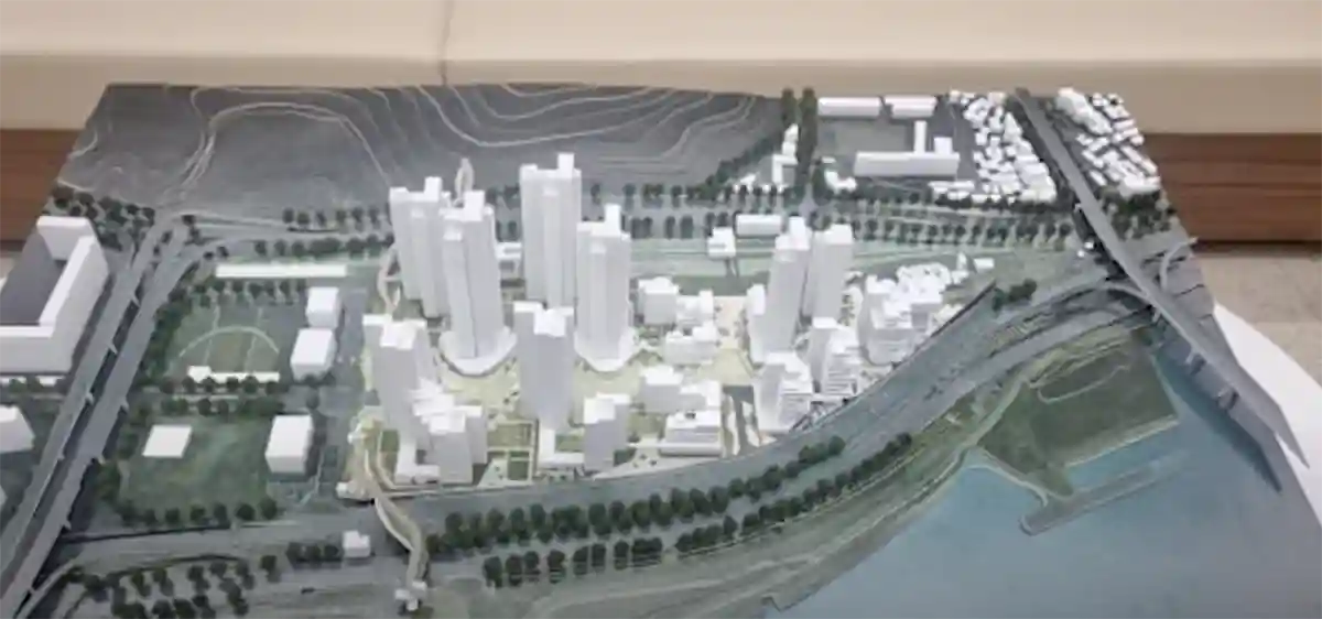 용산신동아아파트-재건축-모형