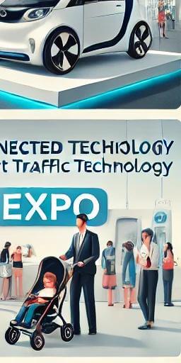 모빌리티쇼를 표현한 사진