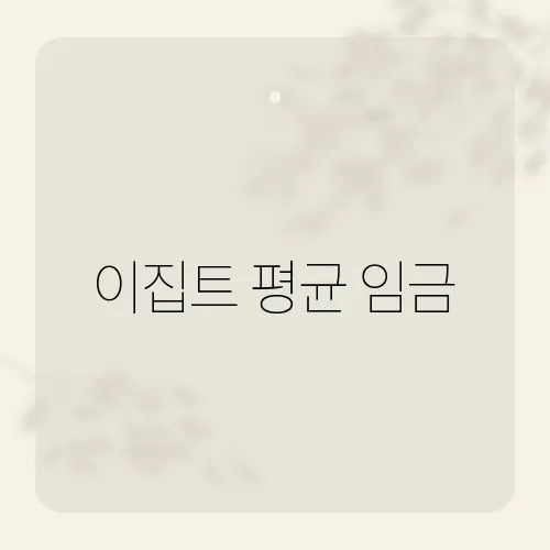 이집트 평균 임금, 피라미드의 나라에서 벌어지는 놀라운 사실은?
