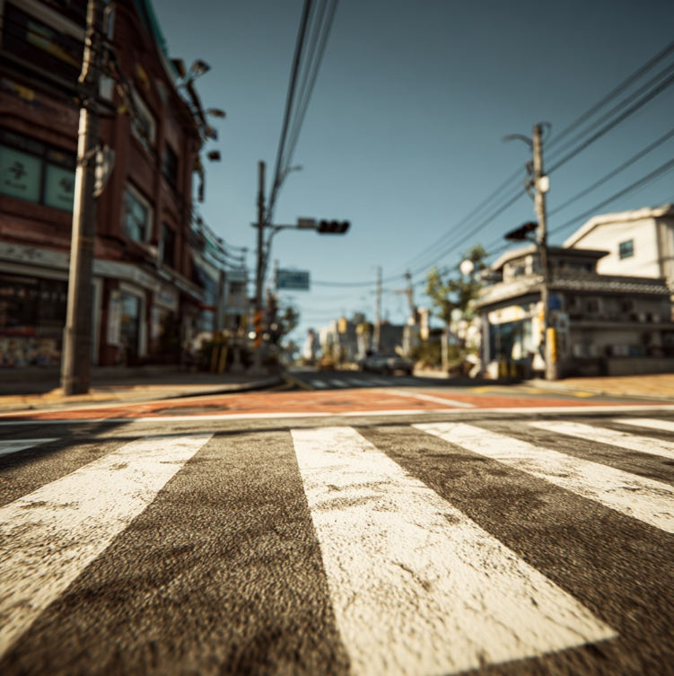 바딕과 사물이 휘어보이게 되는 시력