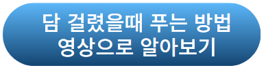 담 걸렸을때 푸는 방법
