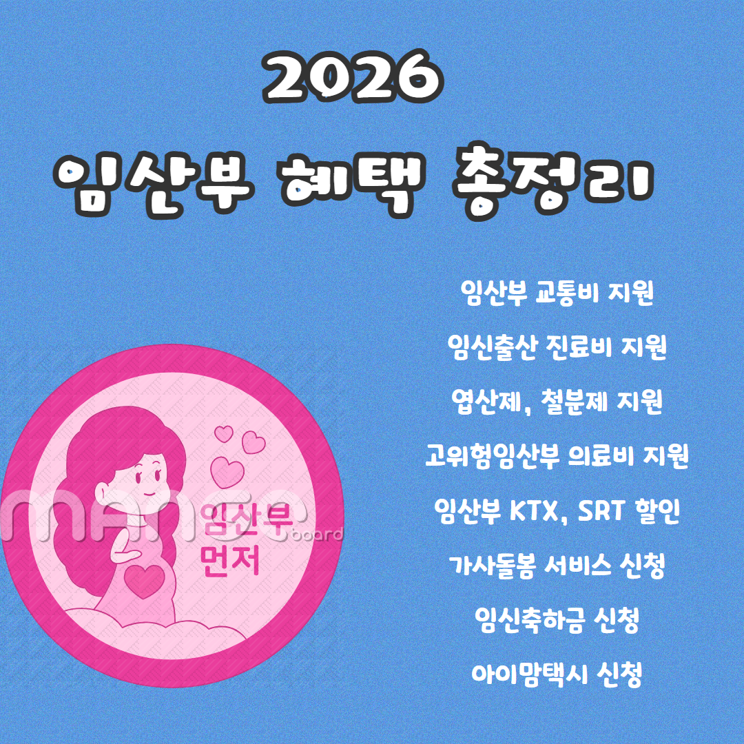 2026 임산부 지원금 8가지 꼭 받기 관련사진