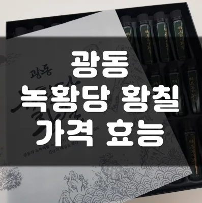 광동녹황당황칠-가격