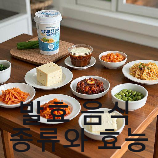 [발효 음식 종류와 효능] 건강을 지키는 자연의 비밀