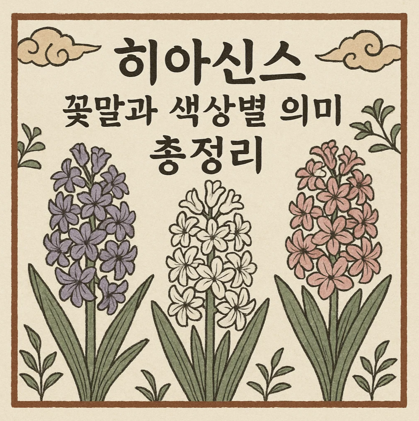 히아신스 꽃말과 색상별 의미 총정리