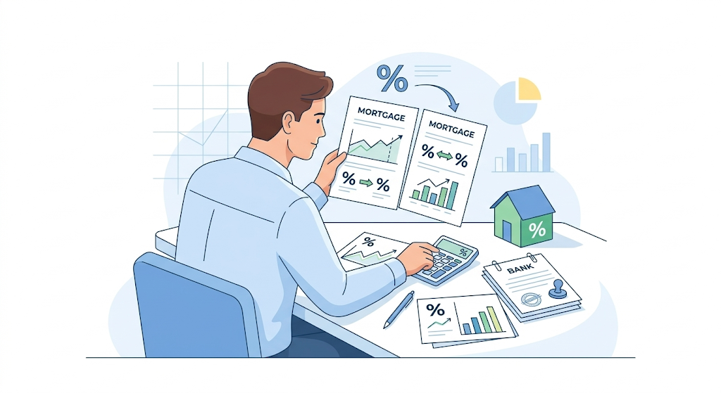 주택담보대출 금리 비교와 대출 조건 분석 상담 이미지