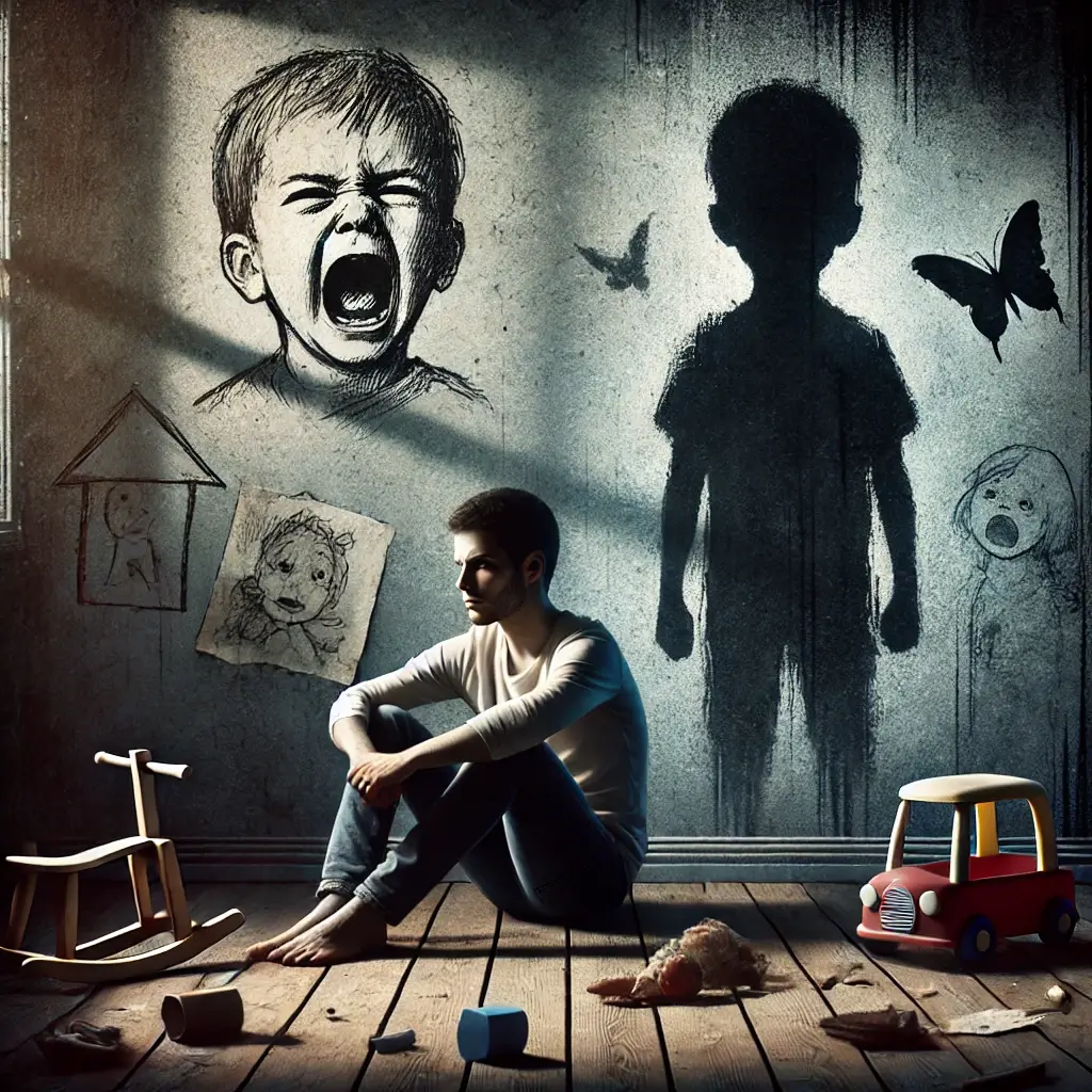 어릴적 분노 조절 장애가 있던 아이가 발달 장애를 가진 어른으로 성장한 모습