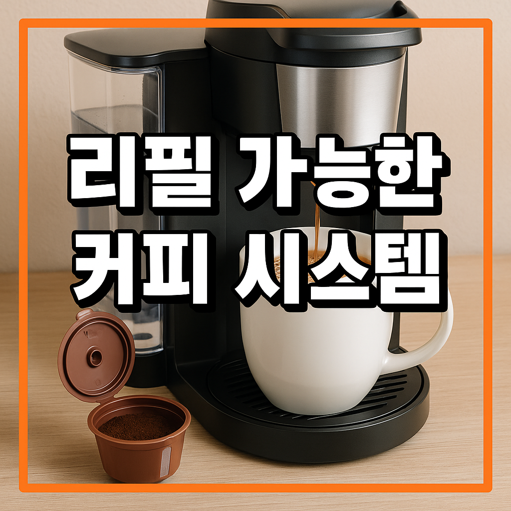 리필 가능한 커피 시스템