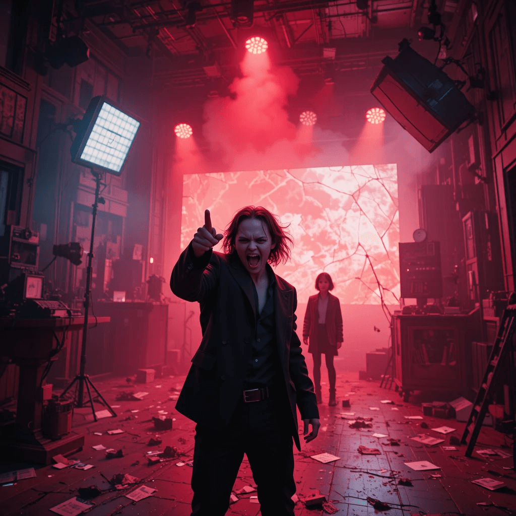 유명인이 나오는 꿈 중 유명인이 화내는 꿈의 이미지입니다.