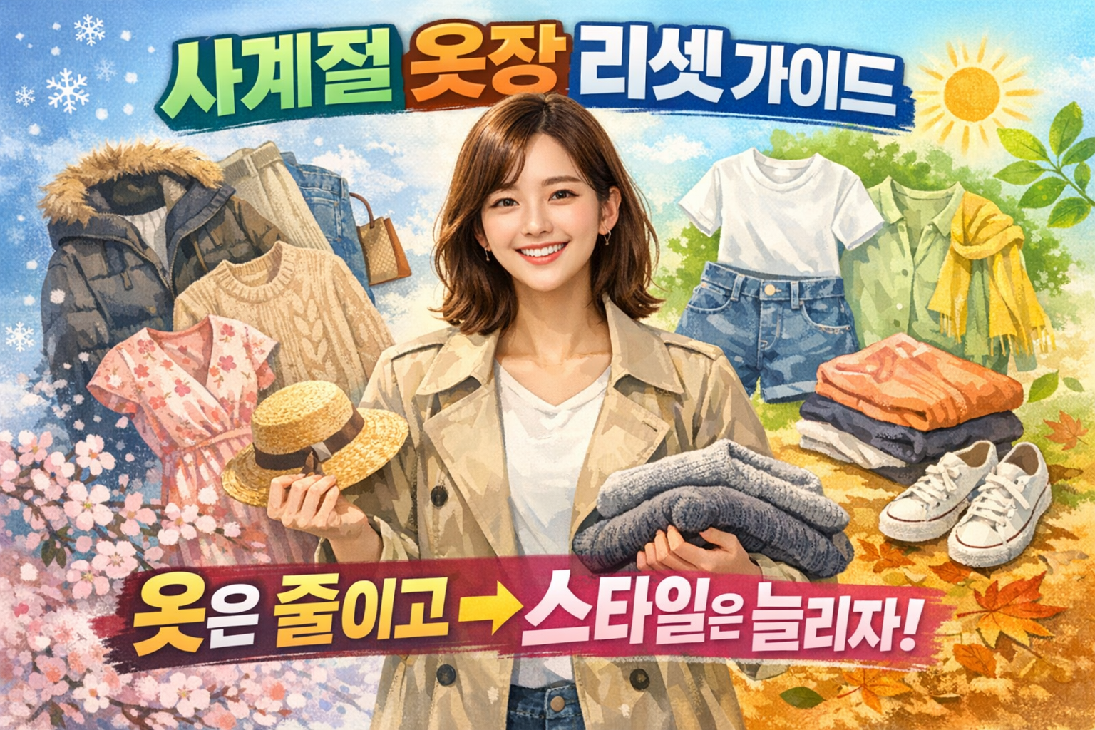 계절별 옷장