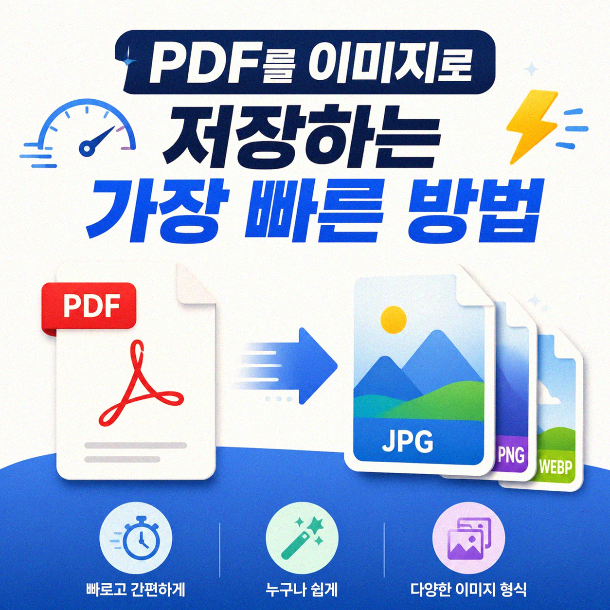 PDF 파일을 이미지 파일로 바꾸려면 어떻게 해야 할까