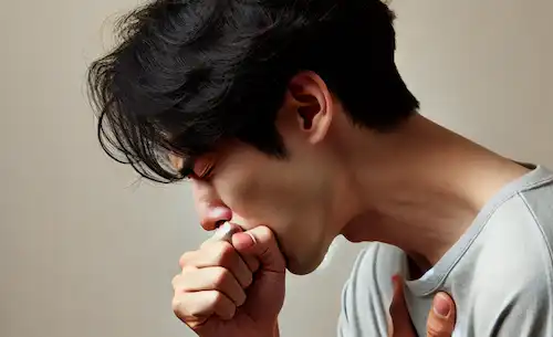 헛구역질 이미지