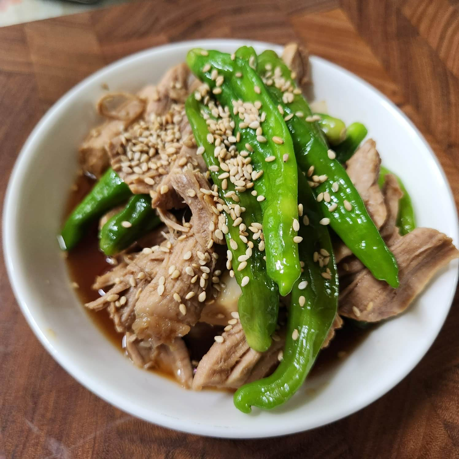 돼지고기 장조림 만들기 안심조림 레시피 꽈리고추향이 솔솔