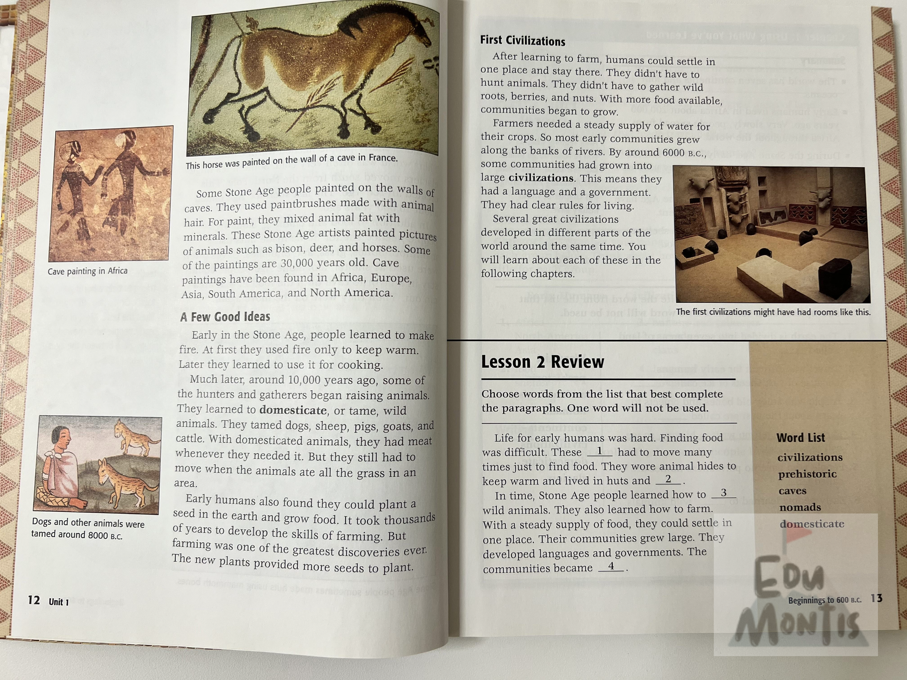 History of Our World Volume 1 - Reading Text