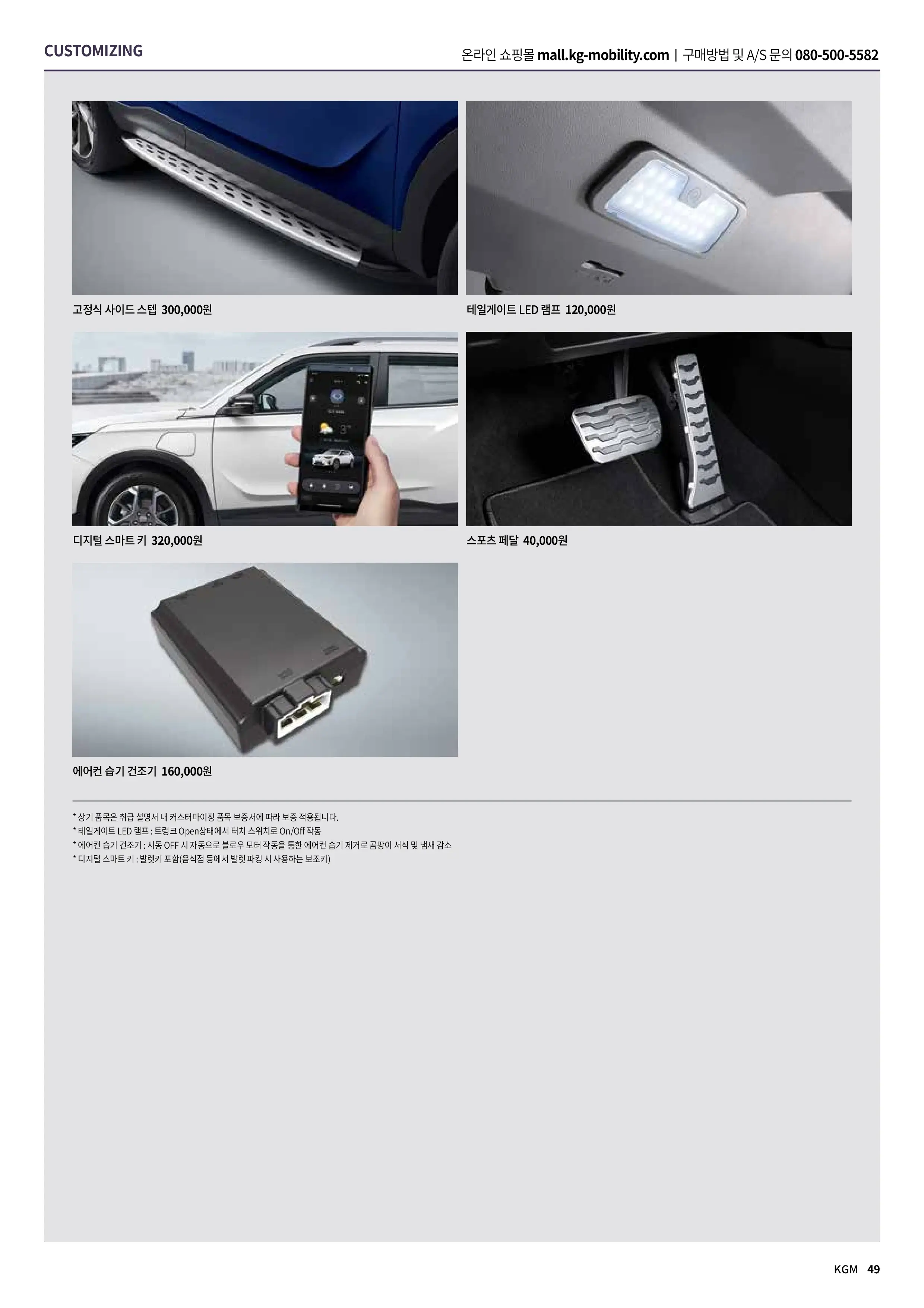 KGM 코란도 EV 이미지 가격표