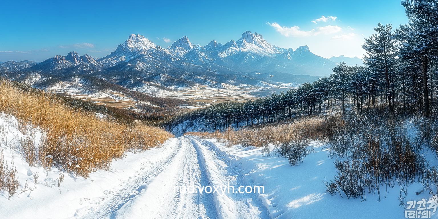 마니산의 사계절