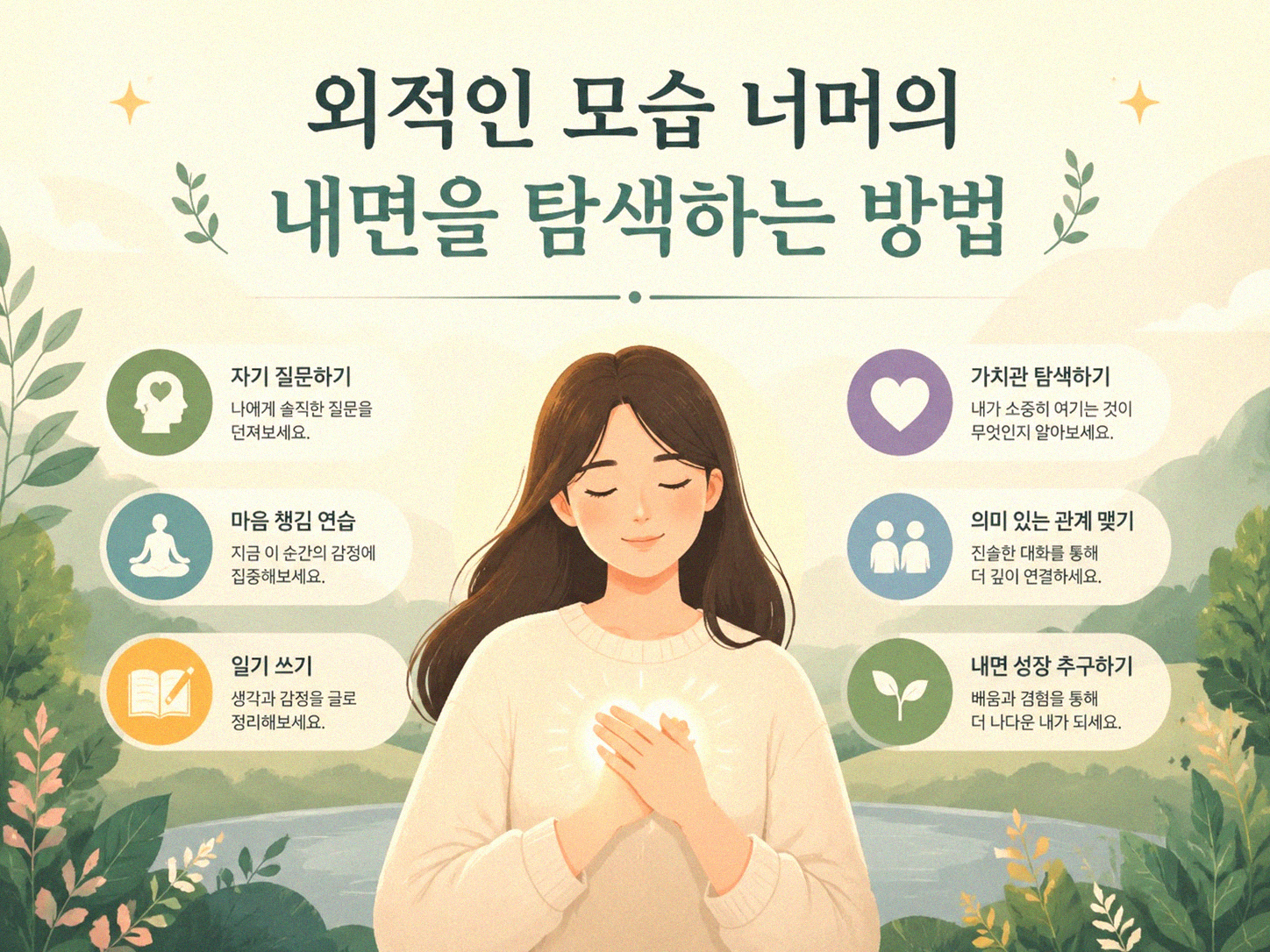 거울 속 나를 마주하는 습관, 나를 얼마나 알게 해줄까