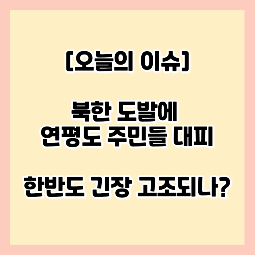 북한 도발, 연평도 포격, 연평도