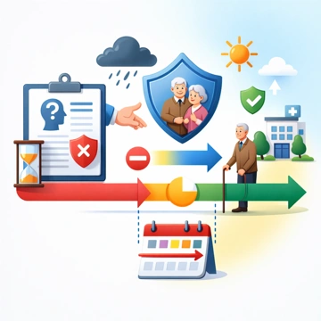 치매보험 면책기간과 감액기간 구조 설명12