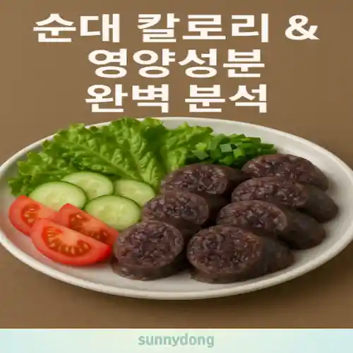 순대 칼로리 & 영양성분 분석 썸네일