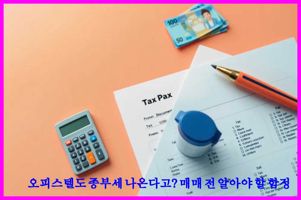 오피스텔도 종부세 나온다고? 매매 전 알아야 할 함정