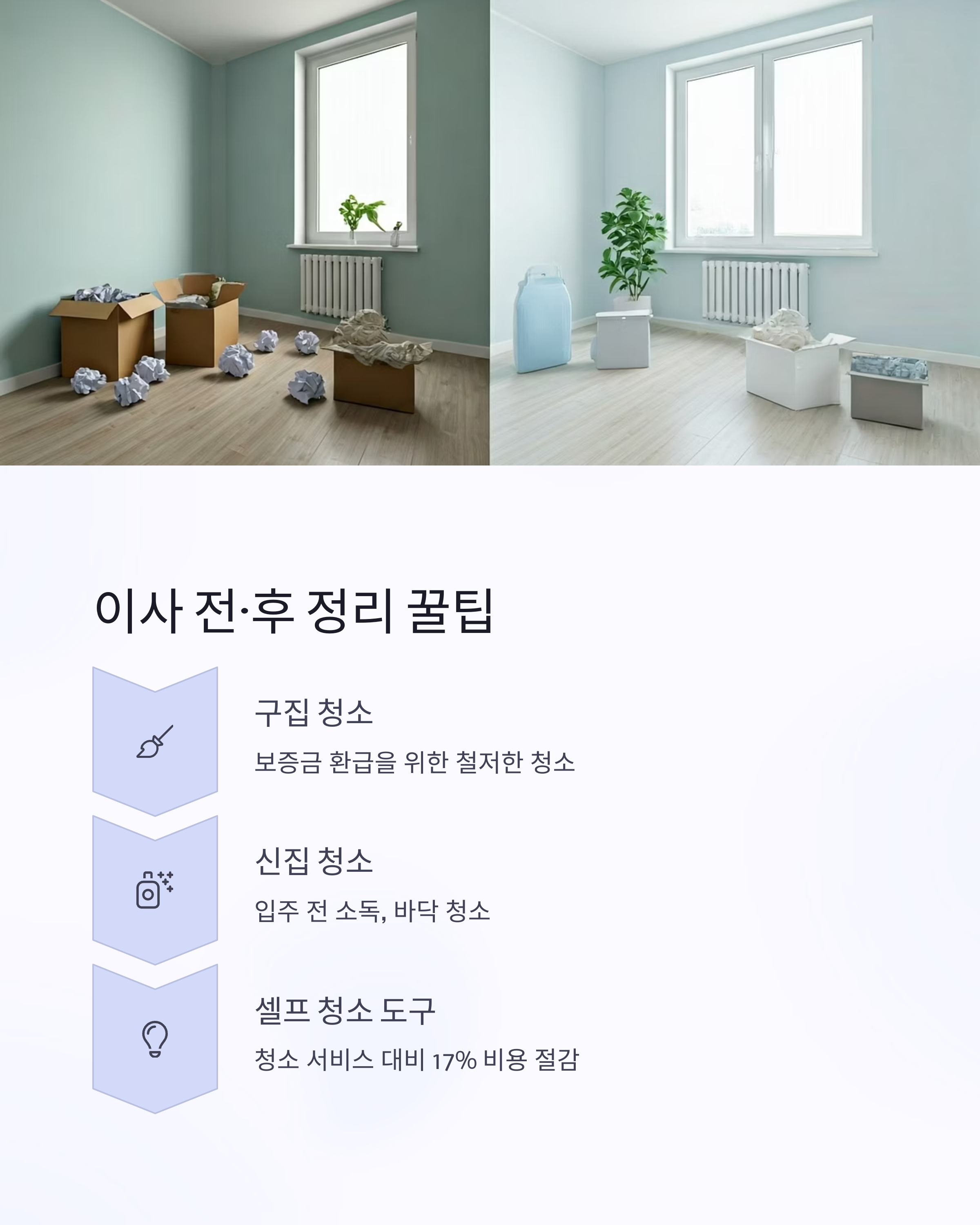 원룸이사 전후 정리 꿀팁