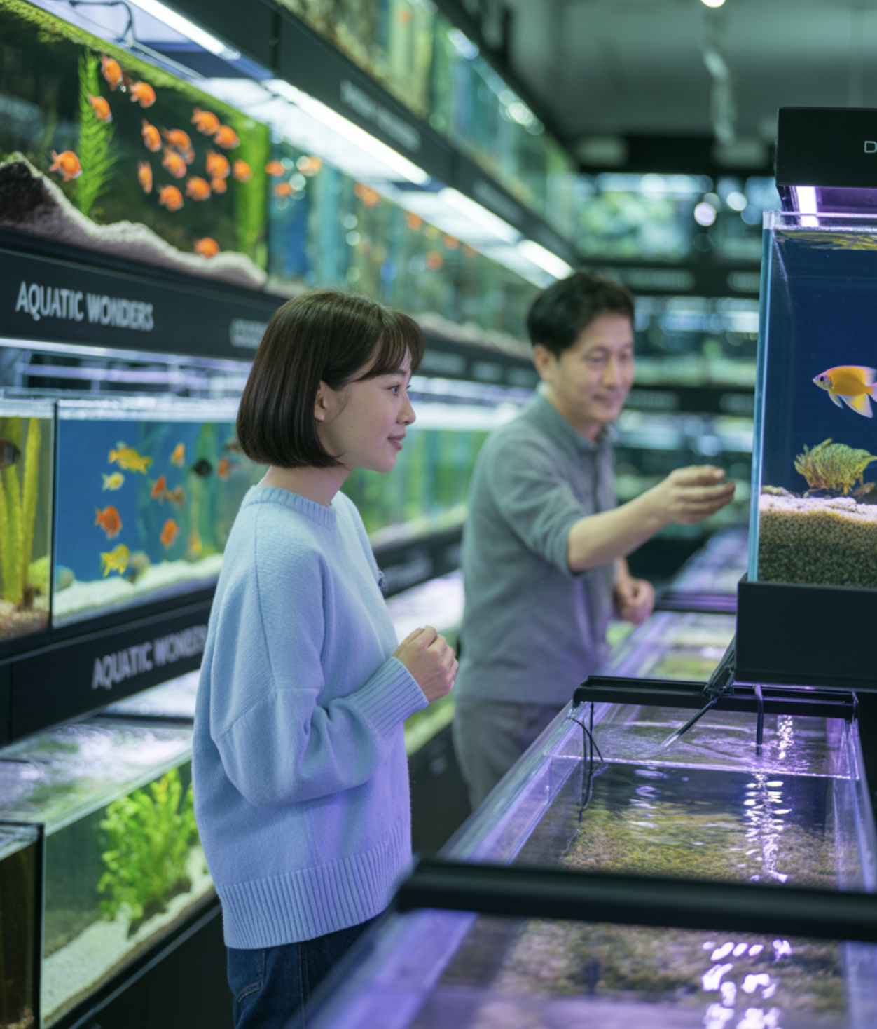 가장 일반적인 선택&amp;#44; 수족관