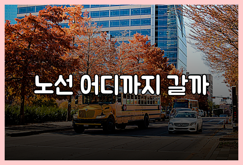 노선 어디까지 갈까