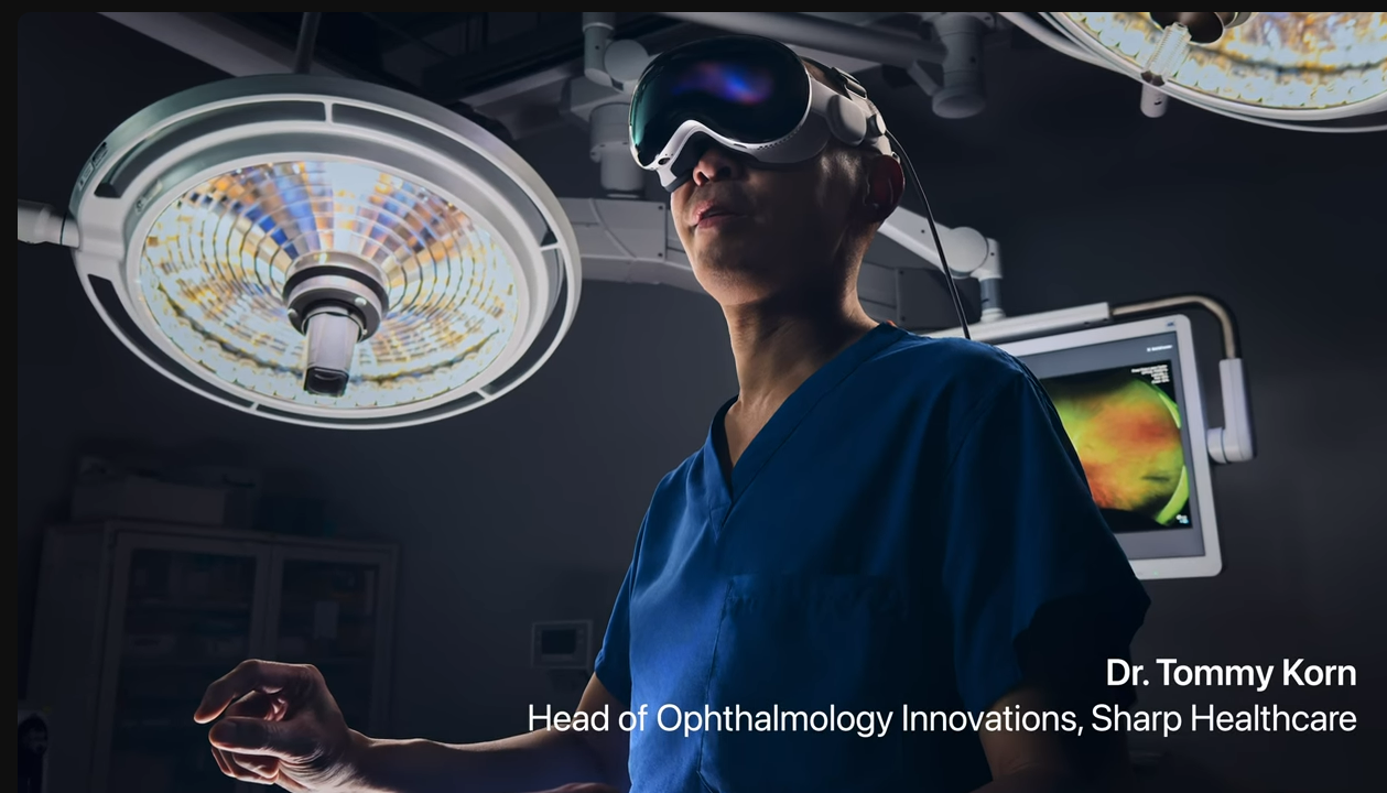 애플 아이패드 프로&amp;#44; 아이패드 에어 발표 전 비전프로 활용 사례2