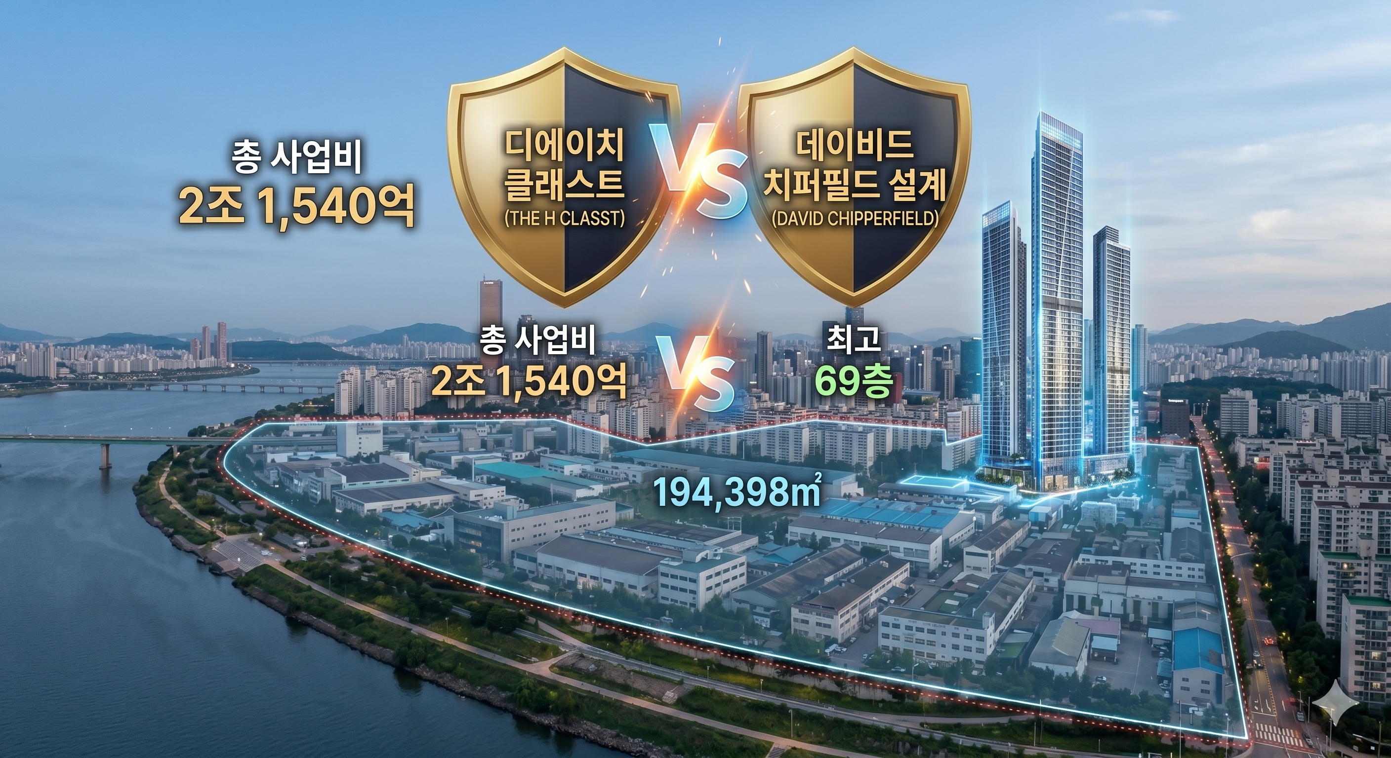 성수1지구 재개발 시공사 수주전, 현대건설 vs GS건설 2파전 완전 분석