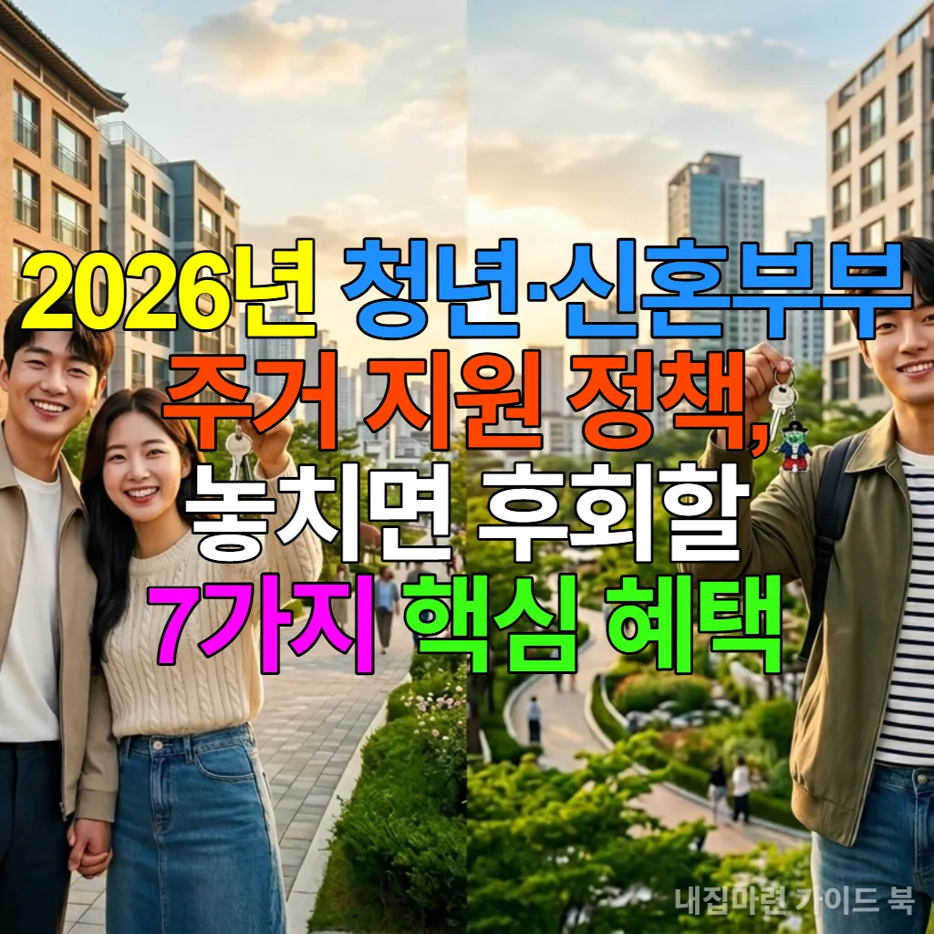 2026년 청년과 신혼부부가 주거 지원 혜택으로 내 집 마련의 꿈을 이룬 행복한 모습